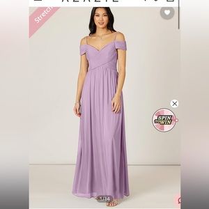 NWT Azazie dress in Wisteria